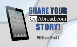 Why Do You GoAbroad iPad 2 Giveaway from GoAbroad screenshot